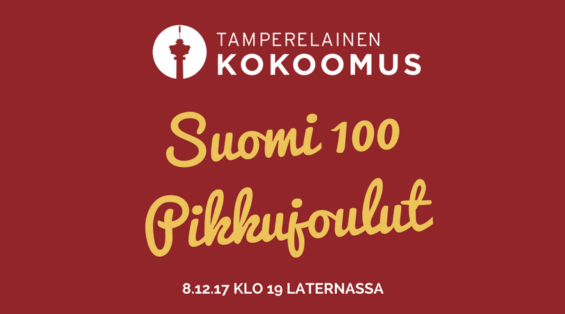 Suomi 100 Pikkujoulut banneri